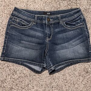 a.n.a Indigo Wash Denim Shorts